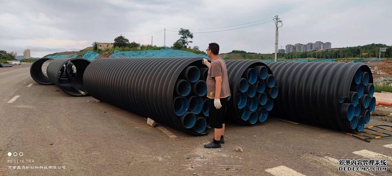 山西晉城HDPE鋼帶波紋管施工小記(圖2)